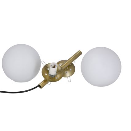 Lühter DUO 2xE14/40W/230V kuldne/must