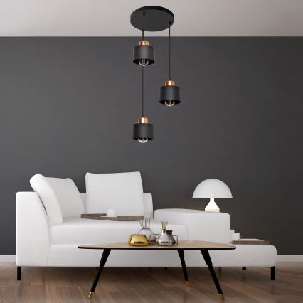 Lühter EDISON 3xE27/15W/230V