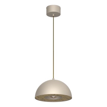 Lühter ELGUND 1xE27/15W/230V d. 28,5 cm beež