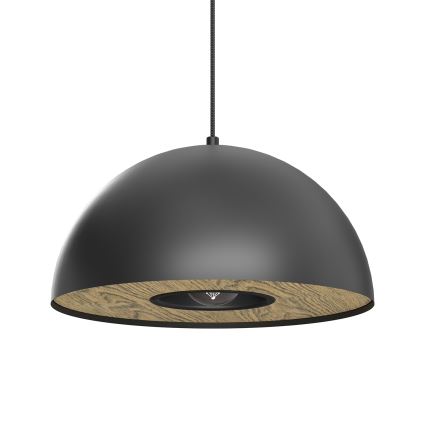 Lühter ELGUND 1xE27/15W/230V d. 35 cm must