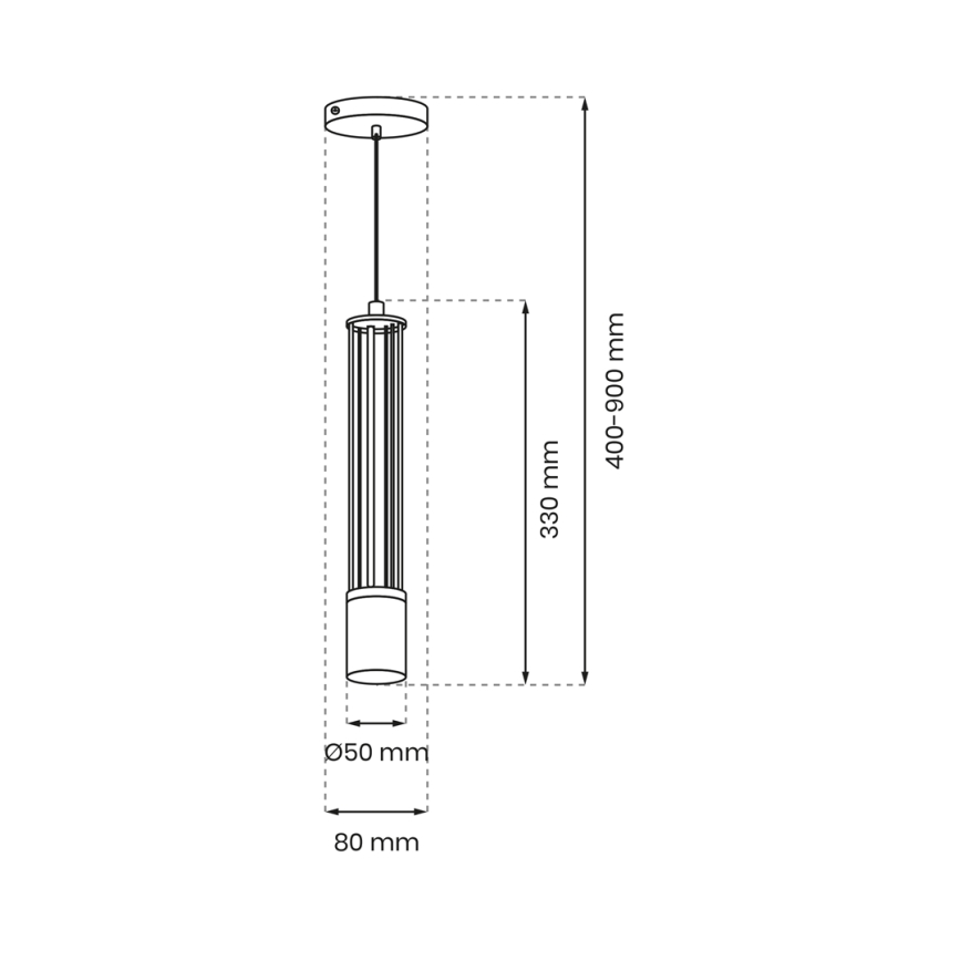 Lühter ESTILO 1xGU10/40W/230V must
