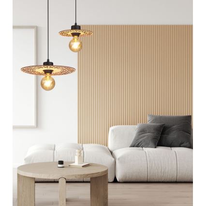 Lühter FALCO 1xE27/60W/230V d. 30 cm beež