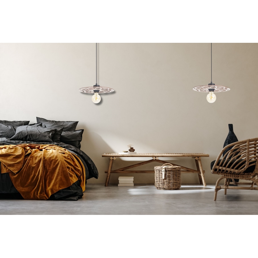 Lühter FALCO 1xE27/60W/230V d. 30 cm beež