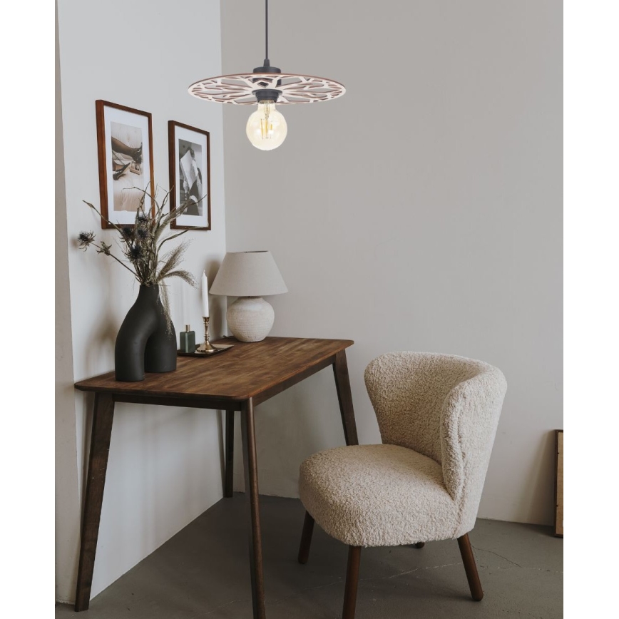 Lühter FALCO 1xE27/60W/230V d. 30 cm beež