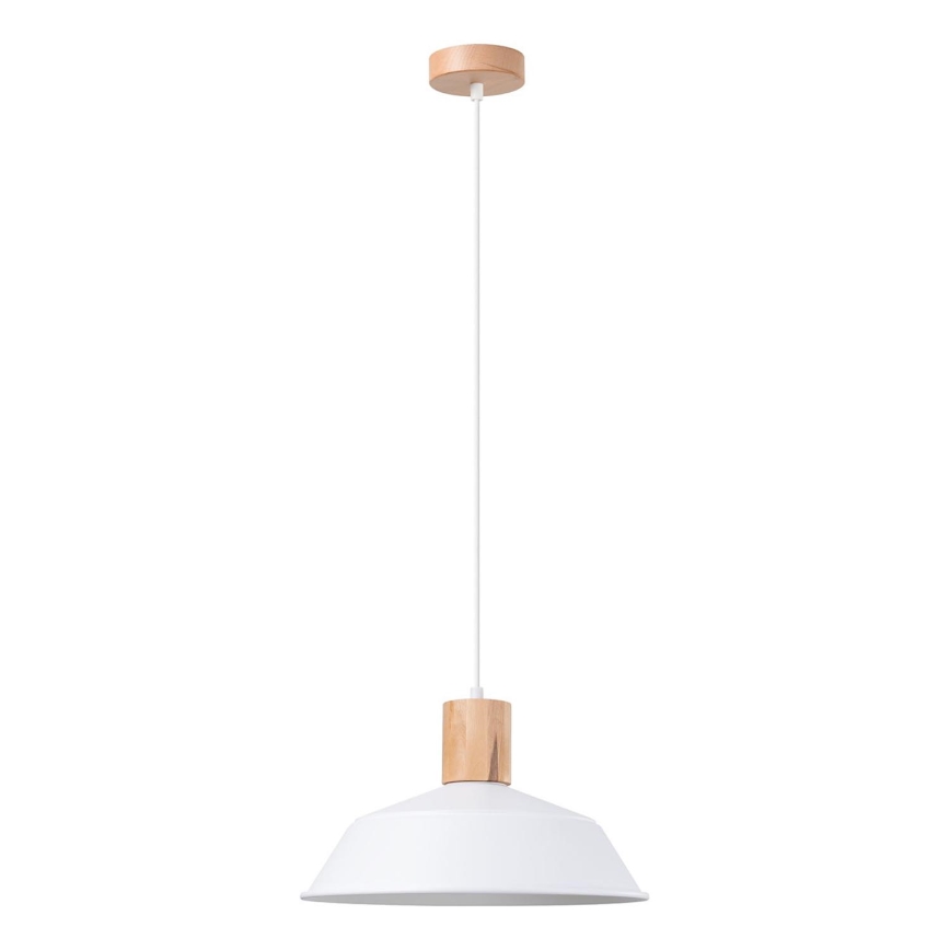 Lühter FANO 1xE27/15W/230V d. 34 cm valge