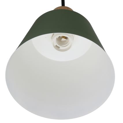 Lühter FARO 1xE27/40W/230V roheline/pöök