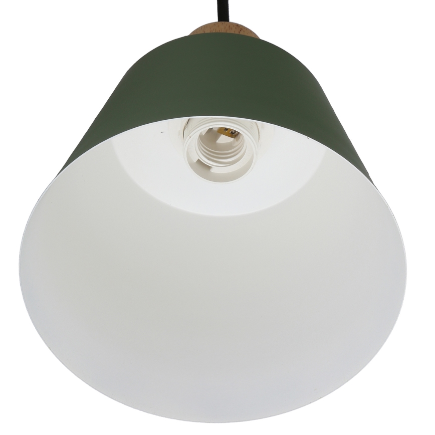 Lühter FARO 1xE27/40W/230V roheline/pöök
