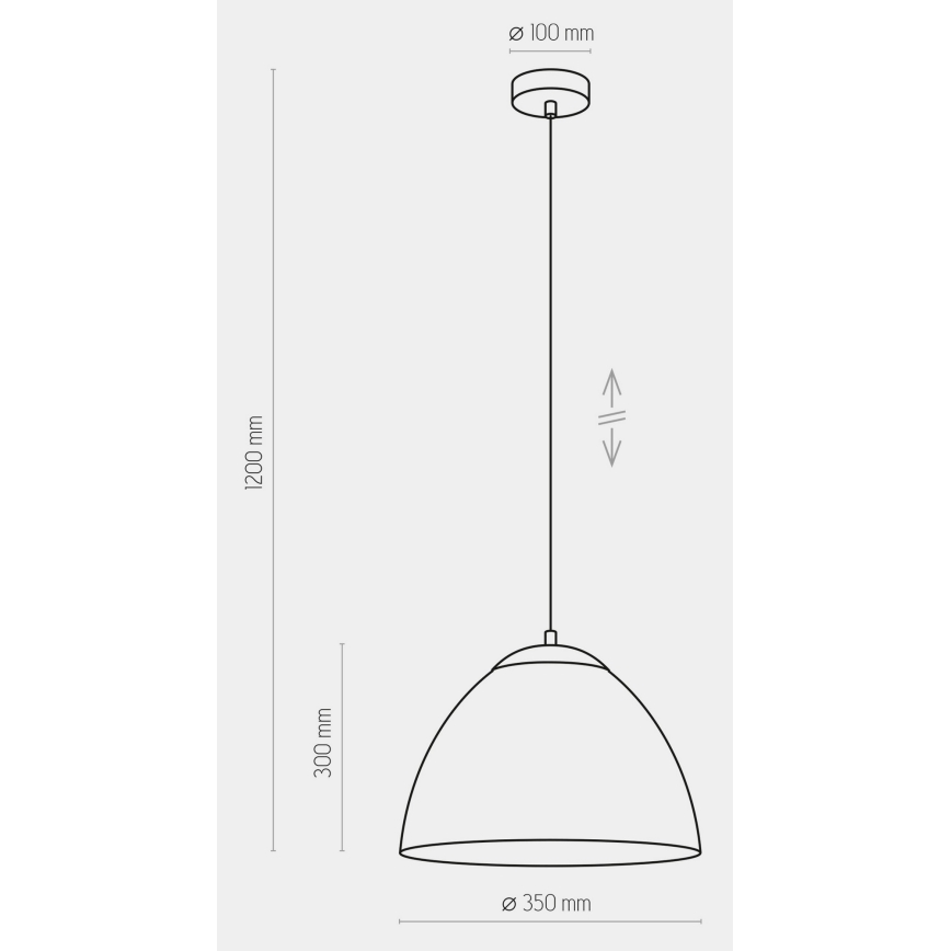 Lühter FARO 1xE27/60W/230V hall