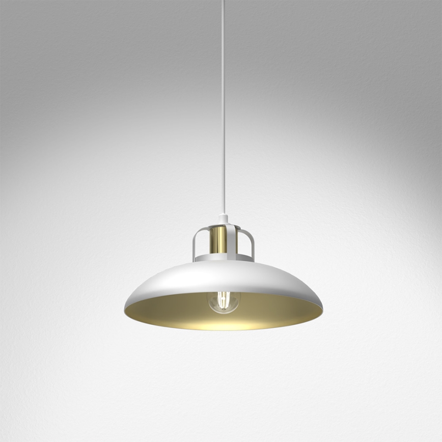 Lühter FELIX 1xE27/60W/230V valge
