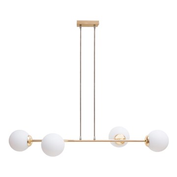 Lühter FIRA 4xE27/60W/230V kuldne