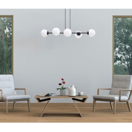 Lühter FIRA 5xE27/60W/230V must