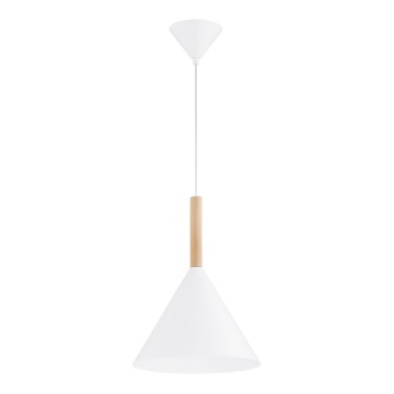 Lühter FUKS 1xE27/15W/230V valge/beež