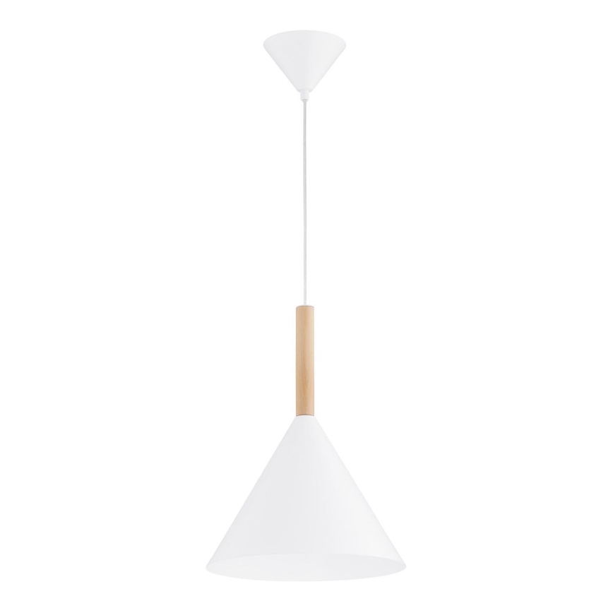 Lühter FUKS 1xE27/15W/230V valge/beež