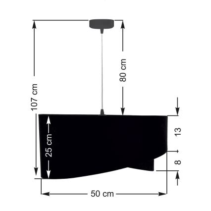 Lühter GALAXY 1xE27/60W/230V