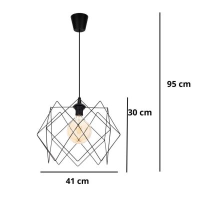 Lühter GALL 1xE27/60W/230V must