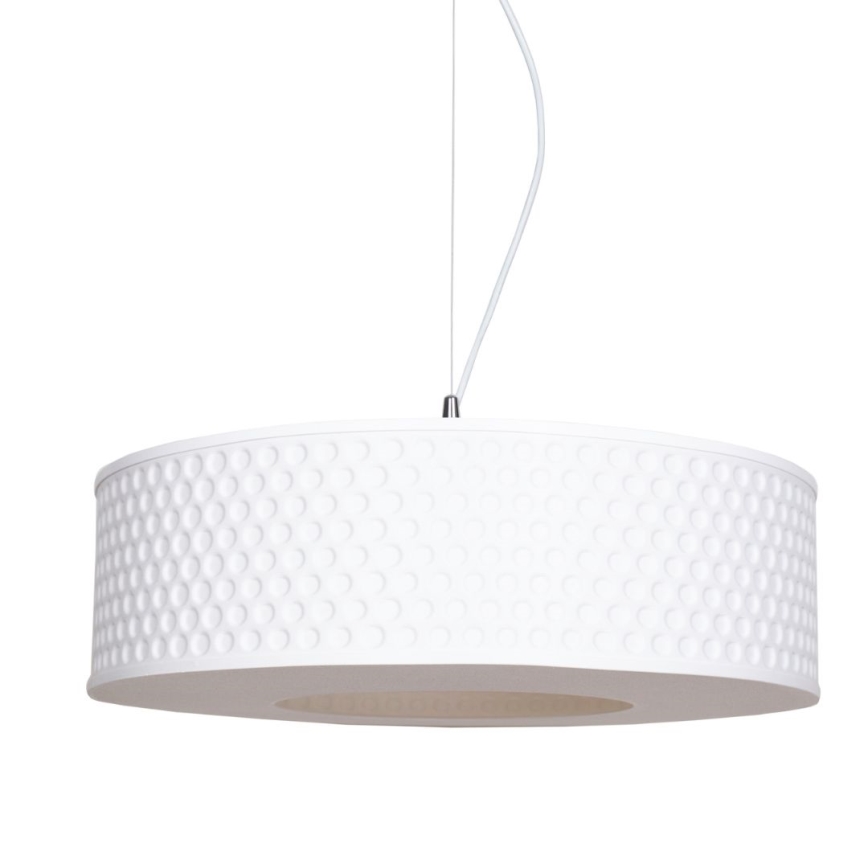 Lühter GARDA 1xE27/60W/230V d. 40 cm valge