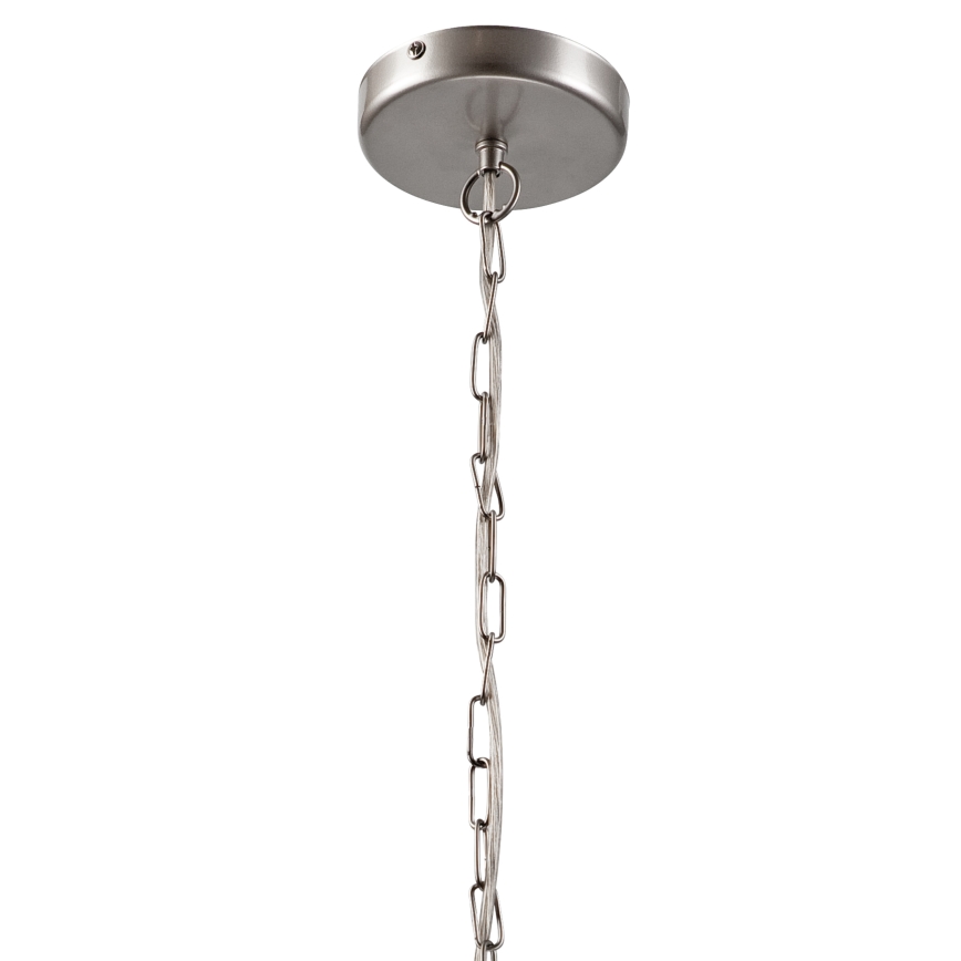 Lühter GINA 5xE27/60W/230V matt kroom
