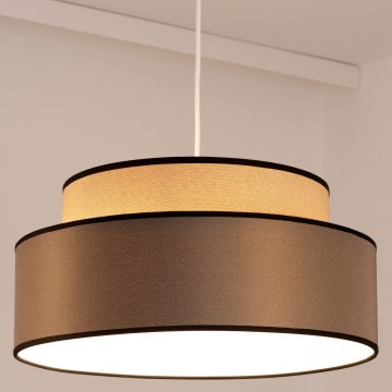 Lühter GRACE 1xE27/60W/230V beež/pruun