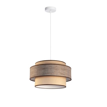 Lühter GRACE 1xE27/60W/230V beež/pruun