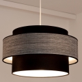 Lühter GRACE 1xE27/60W/230V d. 40 cm must/hall
