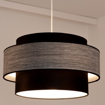 Lühter GRACE 1xE27/60W/230V d. 40 cm must/hall