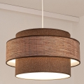 Lühter GRACE 1xE27/60W/230V d. 40 cm pruun/beež