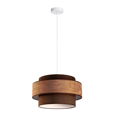 Lühter GRACE 1xE27/60W/230V d. 40 cm pruun/beež