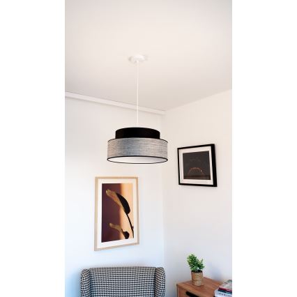 Lühter GRACE 1xE27/60W/230V must/hall