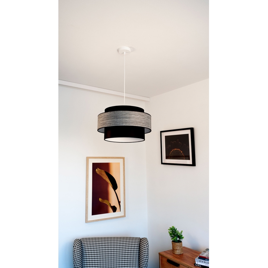 Lühter GRACE 1xE27/60W/230V must/hall