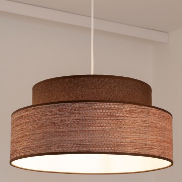 Lühter GRACE 1xE27/60W/230V pruun/beež