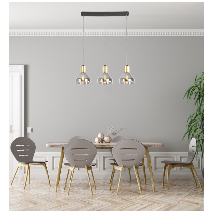 Lühter GREGORY 3xE14/40W/230V