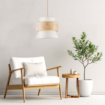 Lühter GRENADA 1xE27/20W/230V d. 40 cm beež