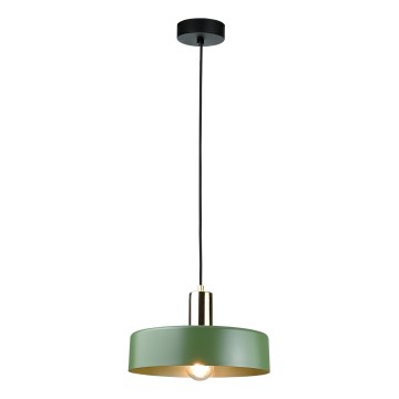 Lühter HAKI 1xE27/60W/230V roheline/must/läikiv kroom