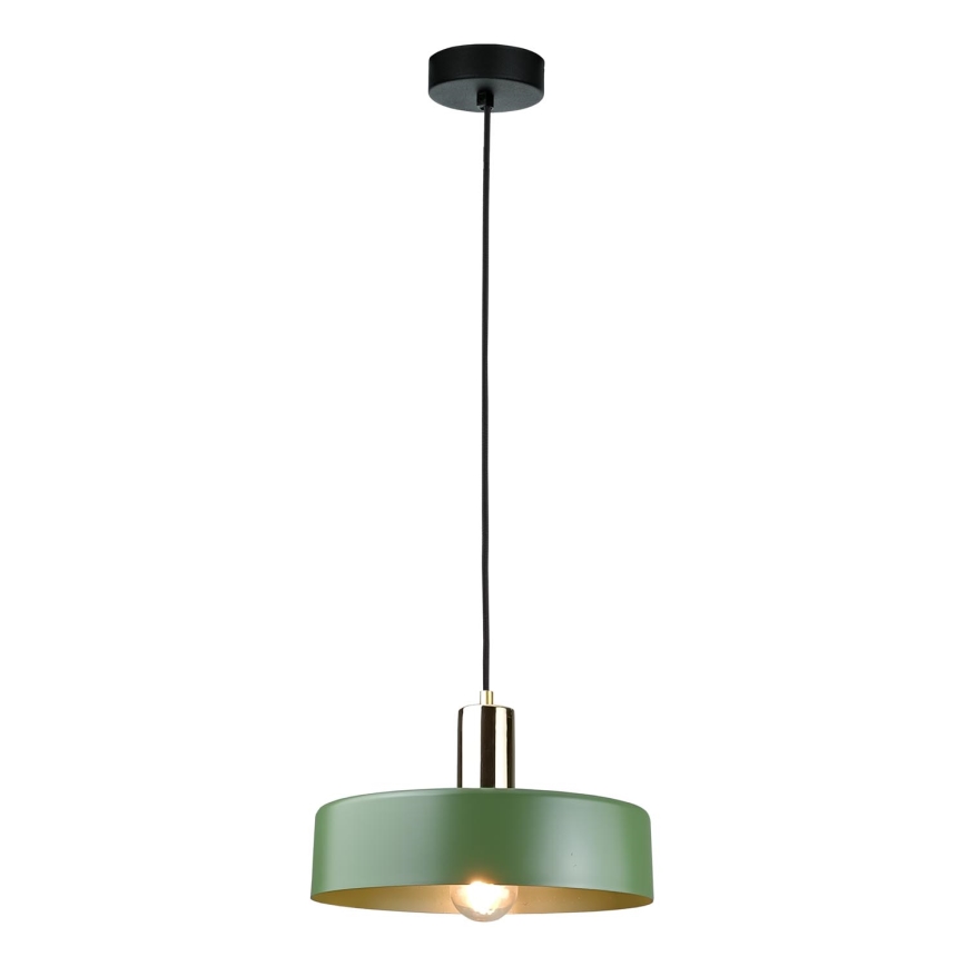 Lühter HAKI 1xE27/60W/230V roheline/must/läikiv kroom