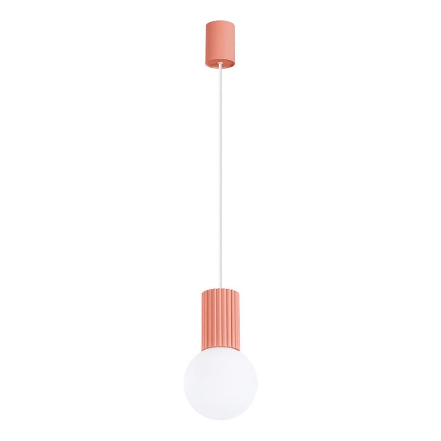 Lühter HALO 1xG9/8W/230V d. 12 cm roosa