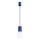 Lühter HALO 1xG9/8W/230V d. 12 cm sinine