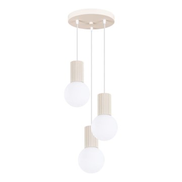 Lühter HALO 3xG9/8W/230V d. 25 cm kreemikas