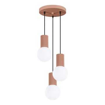 Lühter HALO 3xG9/8W/230V d. 25 cm pruun