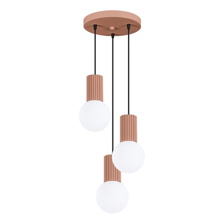 Lühter HALO 3xG9/8W/230V d. 25 cm pruun