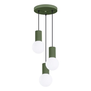 Lühter HALO 3xG9/8W/230V d. 25 cm roheline