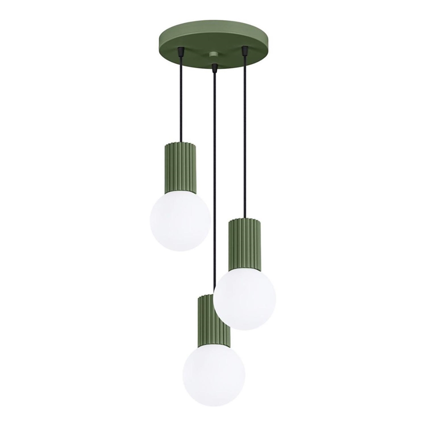 Lühter HALO 3xG9/8W/230V d. 25 cm roheline