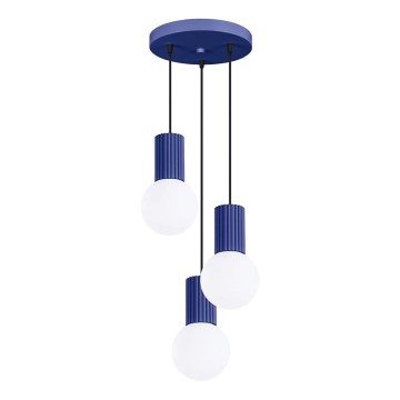 Lühter HALO 3xG9/8W/230V d. 25 cm sinine