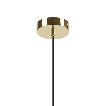 Lühter HARMA 1xE27/15W/230V d. 14 cm valge/kuldne