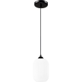 Lühter HARMA 1xE27/15W/230V d. 14 cm valge/must
