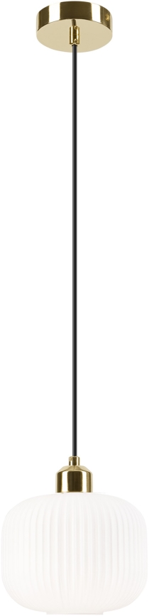 Lühter HARMA 1xE27/15W/230V d. 20 cm valge/kuldne