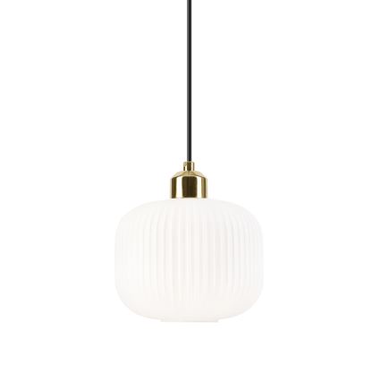Lühter HARMA 1xE27/15W/230V d. 20 cm valge/kuldne