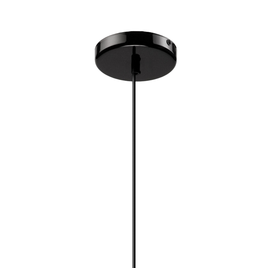 Lühter HARMA 1xE27/15W/230V d. 20 cm valge/must