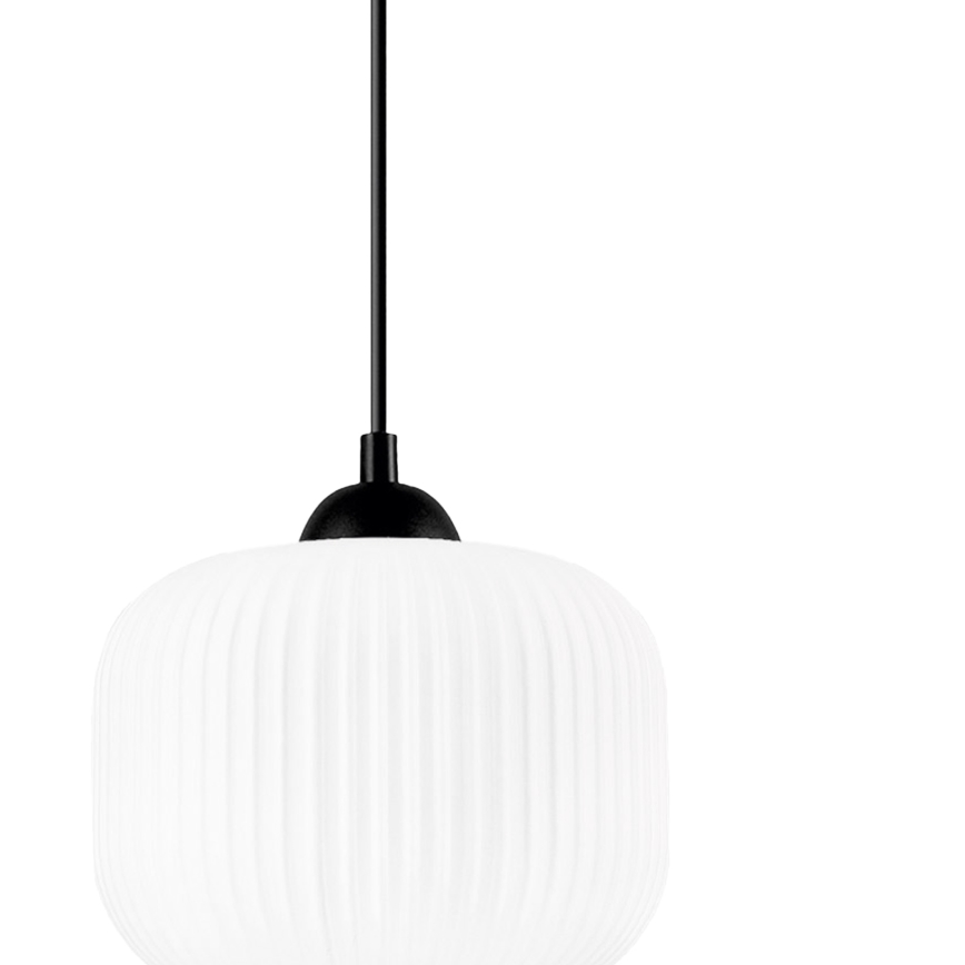Lühter HARMA 1xE27/15W/230V d. 20 cm valge/must