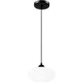 Lühter HARMA 1xE27/15W/230V d. 25 cm valge/must