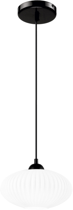 Lühter HARMA 1xE27/15W/230V d. 25 cm valge/must